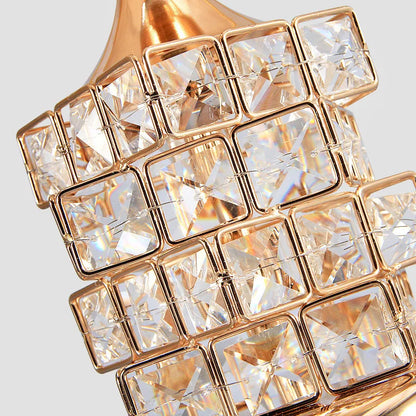 Golden Grace Crystal Table Lamp – Braylen Glow