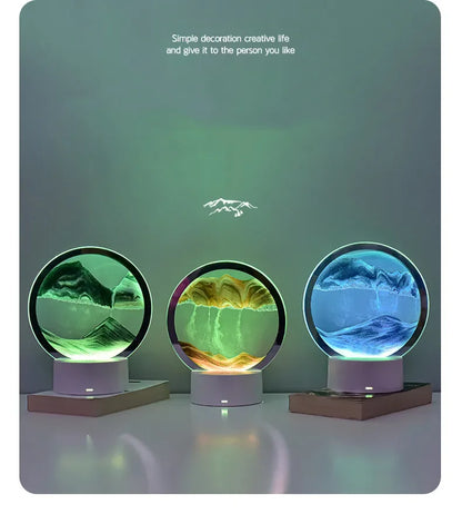 SerenitySand™ – 3D LED Quicksand Ambient Lamp – Braylen Glow