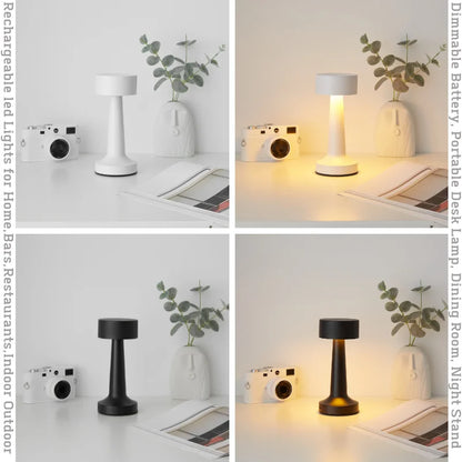 Minimalist Touch Control Metal Table Lamp – Braylen Glow