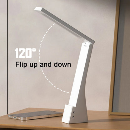 Foldable LED Desk Lamp – USB Rechargeable Light with Touch Control & Adjustable Arm