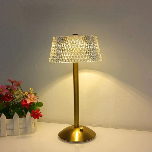 Golden Touch Crystal Lamp – Braylen Glow
