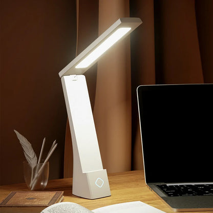 Foldable LED Desk Lamp – USB Rechargeable Light with Touch Control & Adjustable Arm