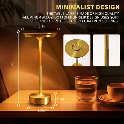 HaloGlow™ – Cordless Dimmable LED Table Lamp – Braylen Glow