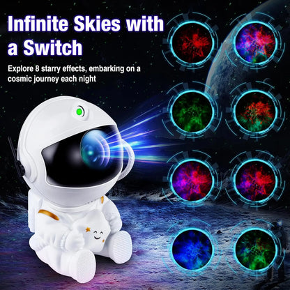 AstroDreamer™ – Galaxy Star Projector Lamp – Braylen Glow