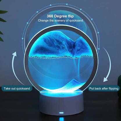 SerenitySand™ – 3D LED Quicksand Ambient Lamp – Braylen Glow