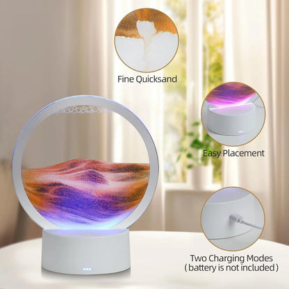 SerenitySand™ – 3D LED Quicksand Ambient Lamp – Braylen Glow
