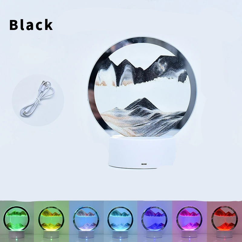 SerenitySand™ – 3D LED Quicksand Ambient Lamp – Braylen Glow