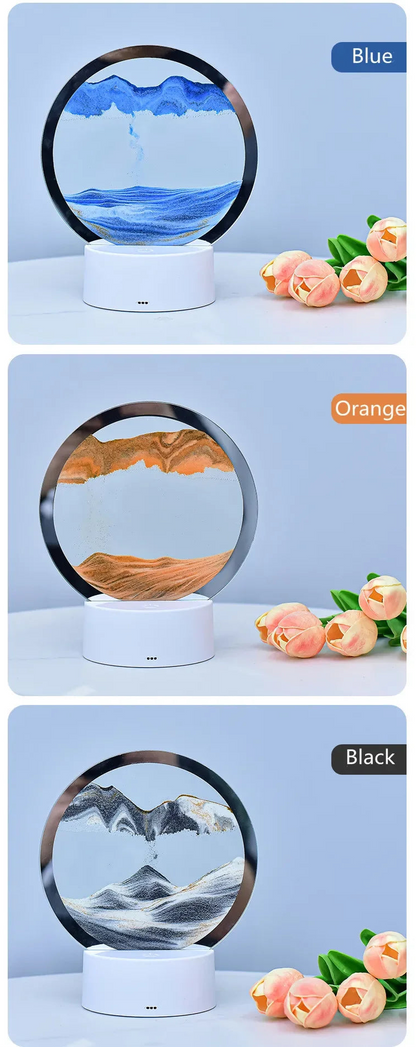 SerenitySand™ – 3D LED Quicksand Ambient Lamp – Braylen Glow