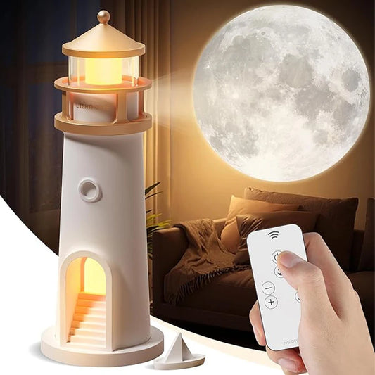 Moonlight Lighthouse Projection Lamp – Braylen Glow