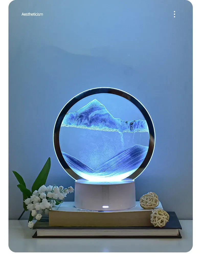 SerenitySand™ – 3D LED Quicksand Ambient Lamp – Braylen Glow