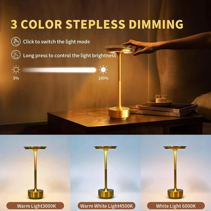 HaloGlow™ – Cordless Dimmable LED Table Lamp – Braylen Glow