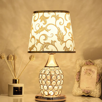 Golden Glow Crystal Table Lamp – Braylen Glow