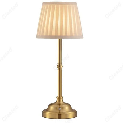 Velaria™ – Pleated Touch LED Table Lamp – by Braylen Glow
