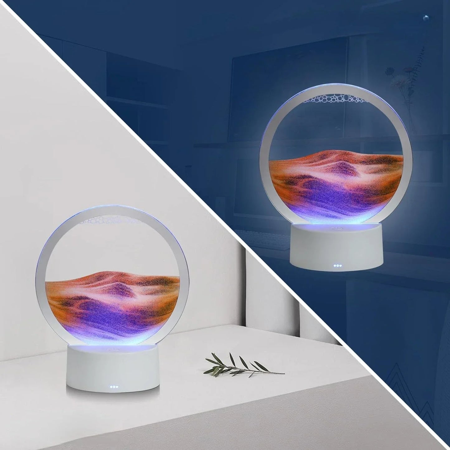 SerenitySand™ – 3D LED Quicksand Ambient Lamp – Braylen Glow