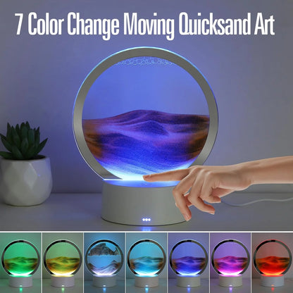 SerenitySand™ – 3D LED Quicksand Ambient Lamp – Braylen Glow