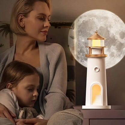 Moonlight Lighthouse Projection Lamp – Braylen Glow