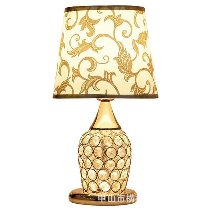 Golden Glow Crystal Table Lamp – Braylen Glow