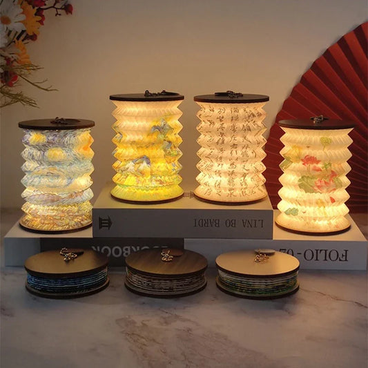 Foldable Lantern Table Lamp – Braylen Glow