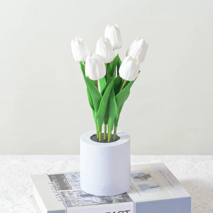 BloomGlow™ – USB Rechargeable Floral Table Lamp – Braylen Glow