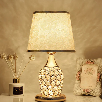 Golden Glow Crystal Table Lamp – Braylen Glow