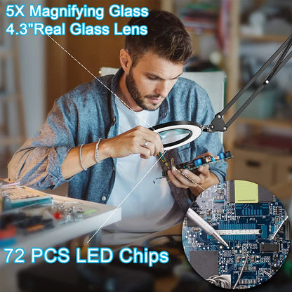 5X Magnifying Desk Lamp – Braylen Glow