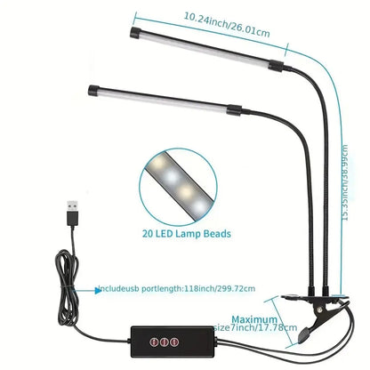 Ultra-Flexible LED Clip Desk Lamp – Braylen Glow