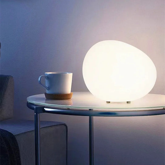 PebbleGlow™ – Minimalist LED Bedside Lamp – Braylen Glow