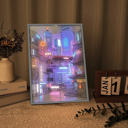 Skyline Dreamlight™ – Urban Glow Frame Lamp – Braylen Glow